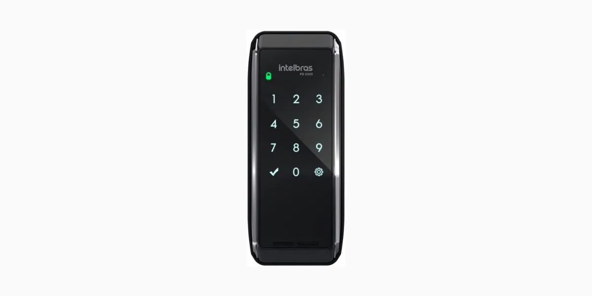 fechadura digital de sobrepor intelbras fd 1000 painel