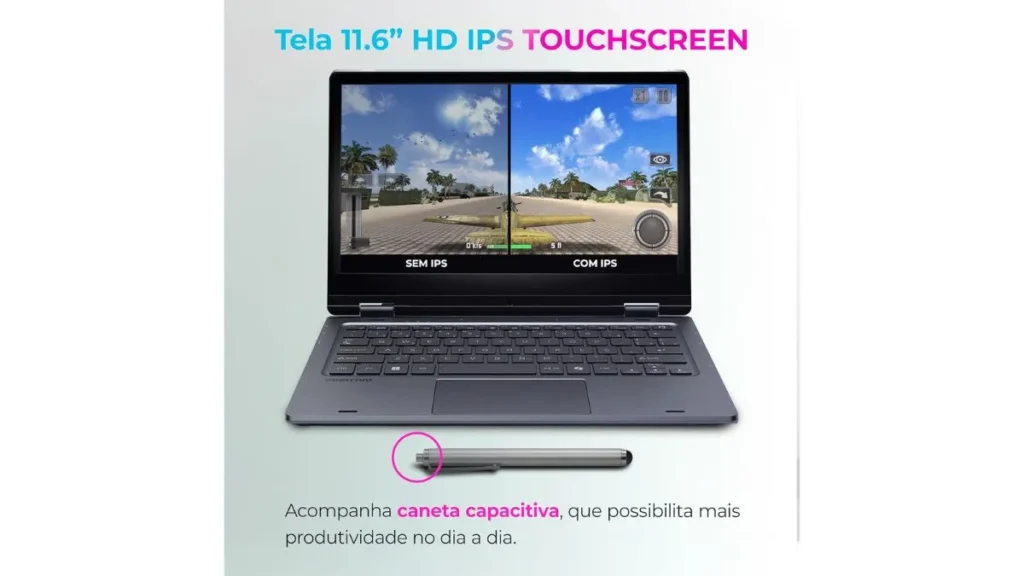 Notebook 2 em 1 Positivo Duo Intel Celeron N4500 - Review 2 Notebook 2 em 1 Positivo Duo Intel Celeron N4500