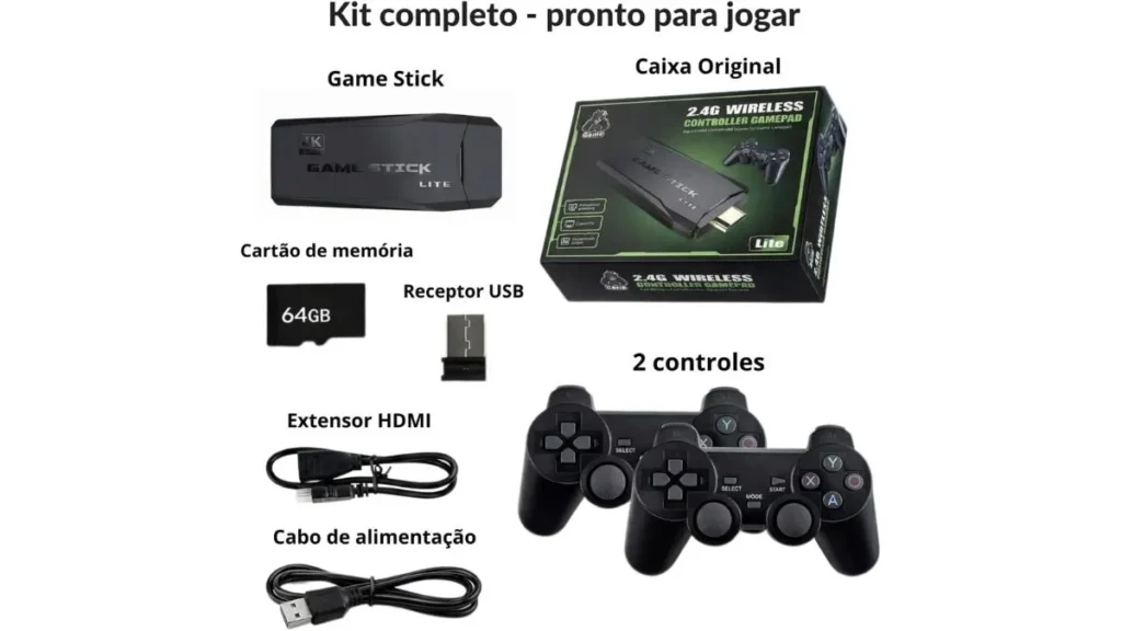 Como Escolher Video Game Retro Game Stick Lite 4K? 2 Video Game Retro Game Stick Lite 4K